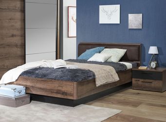 FORTE Bett Jacky, mit gepolstertem Kopfteil günstig online kaufen