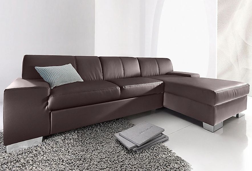 DOMO collection Ecksofa "Star, zeitlose Formensprache, elegante Optik, L-Fo günstig online kaufen