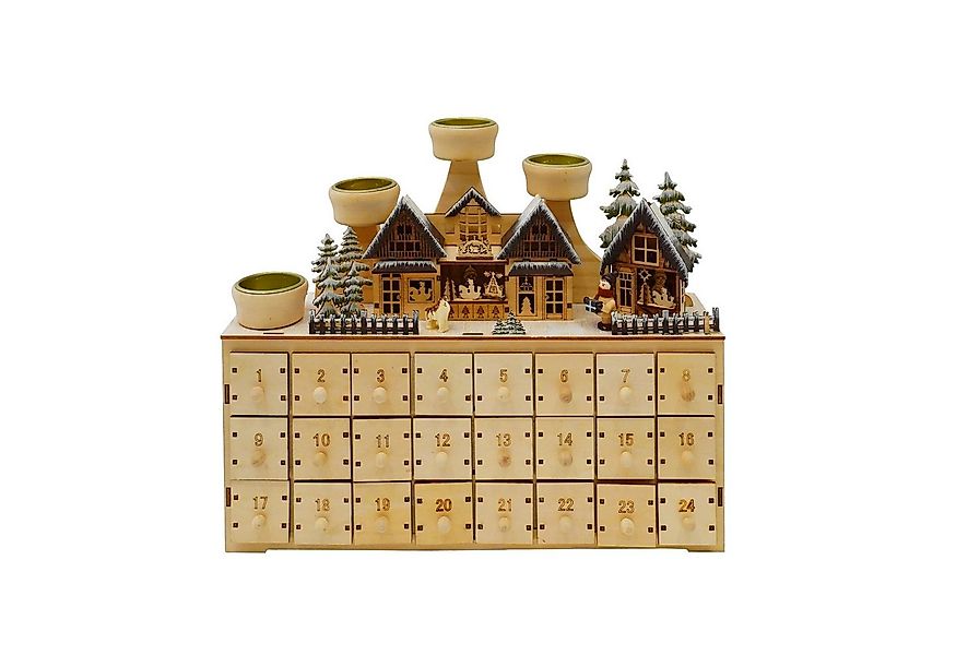 HTI-Living befüllbarer Adventskalender Adventskalender Weihnachtsmarkt zum günstig online kaufen
