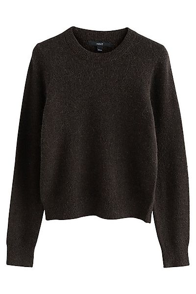 Next Strickpullover Langärmeliger Rundhalspullover mit Alpaka (1-tlg) günstig online kaufen