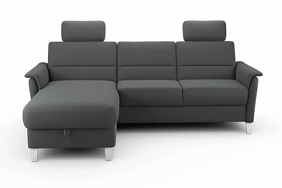 sit&more Ecksofa »Palmera L-Form«, Federkern, wahlweise mit Bettfunktion un günstig online kaufen