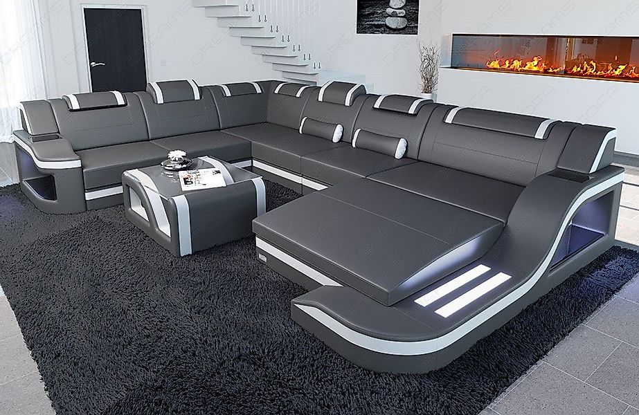 Sofa Dreams Wohnlandschaft Ledercouch Sofa Leder günstig online kaufen