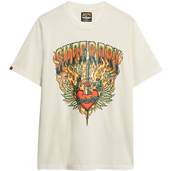 Superdry  T-Shirt T-shirt ample graphique  Biker Rock günstig online kaufen