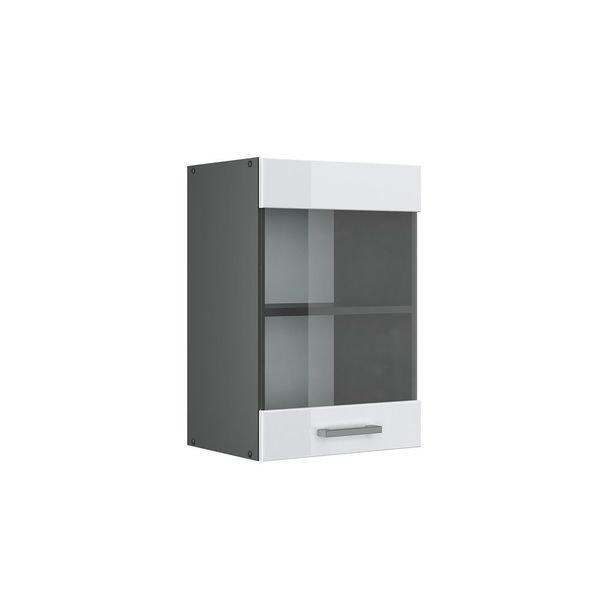 Vicco Glashängeschrank R-Line, Weiß Hochglanz/Anthrazit, 40 günstig online kaufen
