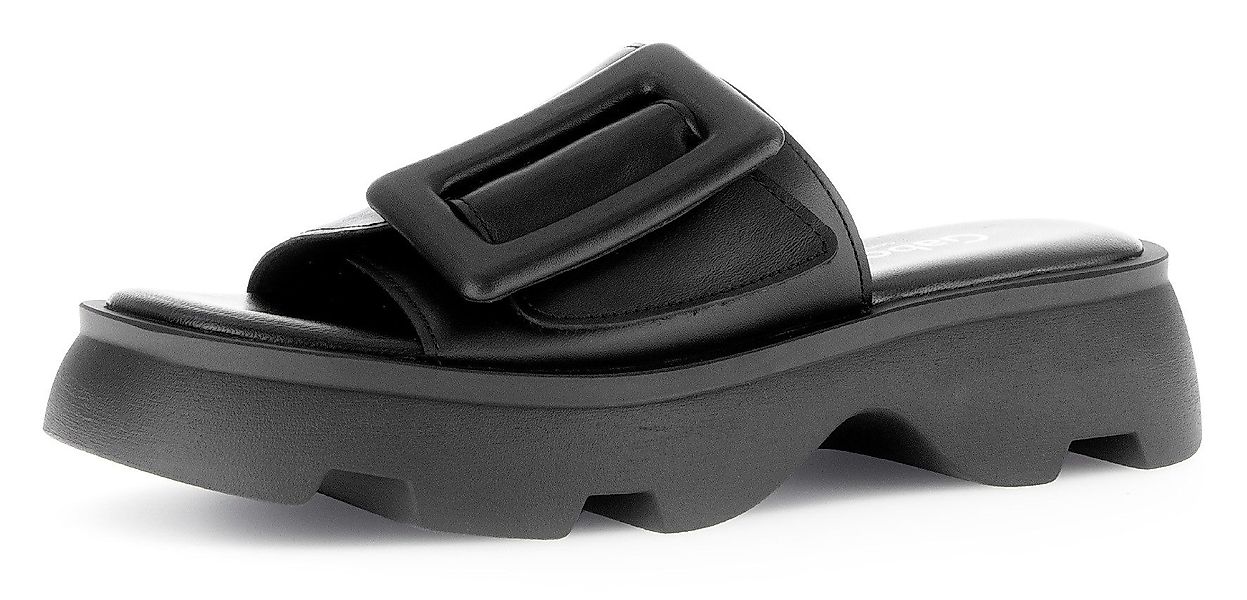 Gabor YORK Pantolette, Plateau, Sommerschuh, Komfortschuh, günstig online kaufen