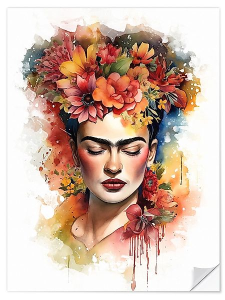 Posterlounge Wandfolie Olga Telnova, Frida Kahlo günstig online kaufen