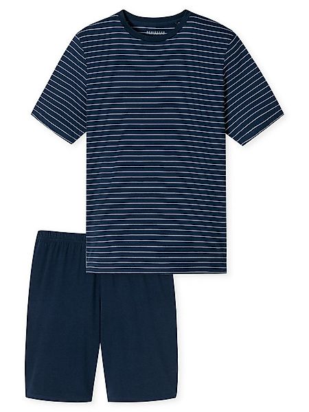 Schiesser Pyjama Schlafanzug kurz - Casual Essentials (2 tlg) schlafanzug s günstig online kaufen