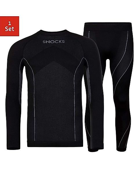 SNOCKS Thermounterhemd Thermounterwäsche mit Daumenloch für Herren (1-St) p günstig online kaufen