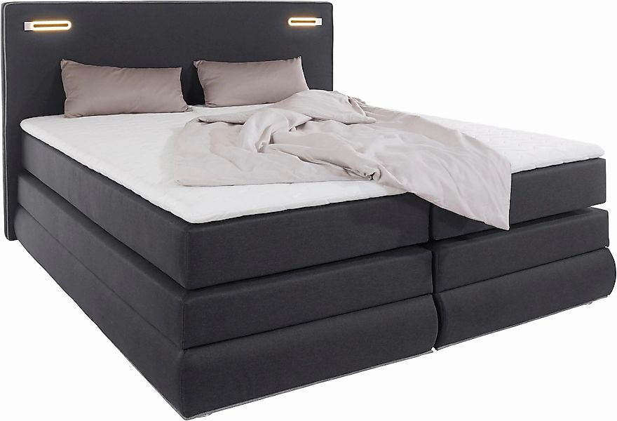 COLLECTION AB Boxspringbett »Ninoni«, inkl. Bettkasten, Topper und wahlweis günstig online kaufen