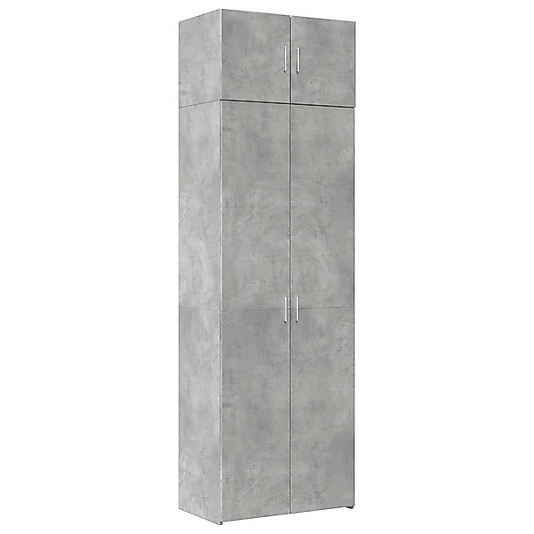 vidaXL Sideboard Hochschrank Betongrau 70x42,5x225 cm günstig online kaufen