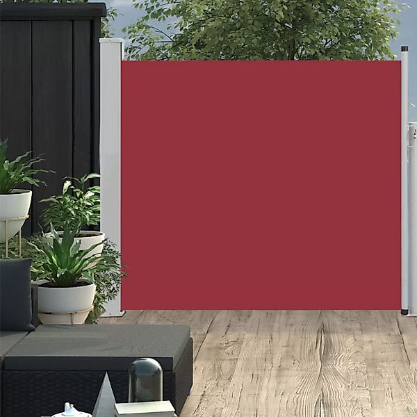 Ausziehbare Seitenmarkise 100x300 Cm Rot günstig online kaufen