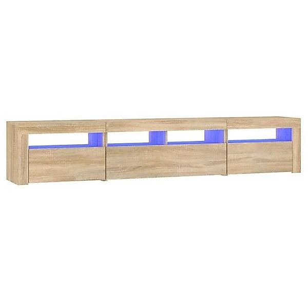 DOTMALL TV-Schrank TV-Schrank mit LED-Leuchten 210x35x40 cm günstig online kaufen