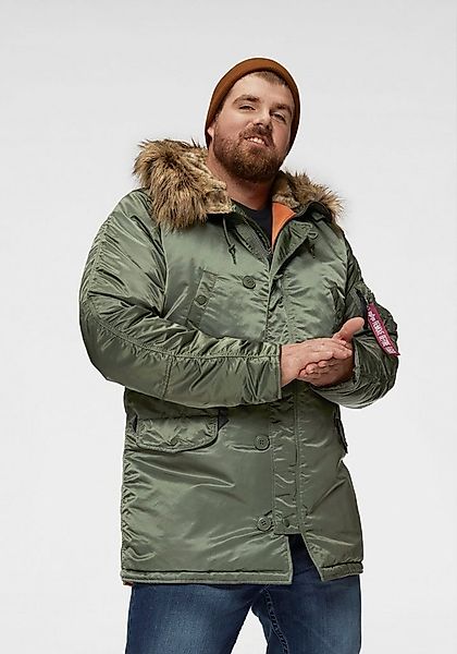 Alpha Industries Parka N3B VF 59 mit abnehmbarem Kunstfellkragen günstig online kaufen