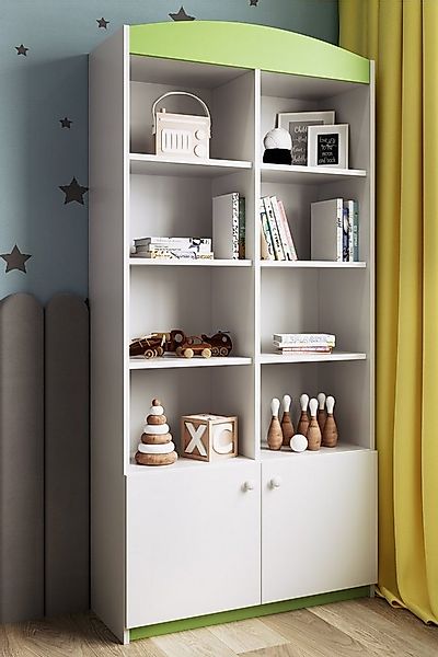 Bjird Bücherregal Babydream Doppel-Bücherregal, mit 8 offene Fächer, Aufbew günstig online kaufen