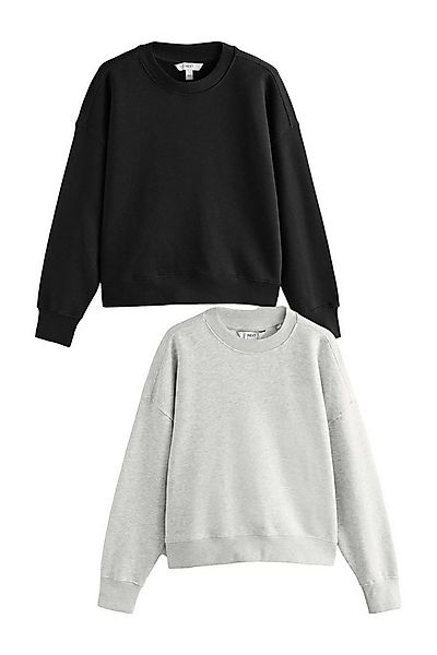 Next Sweater Superweiche Sweatshirts mit Nahtdetails, 2er-Pack (2-tlg) günstig online kaufen