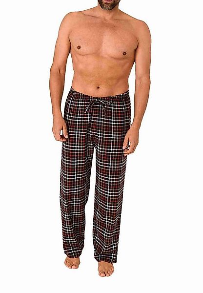Trend by Normann Pyjama Herren Flanell Schlafanzug Hose lang kariert aus Ba günstig online kaufen