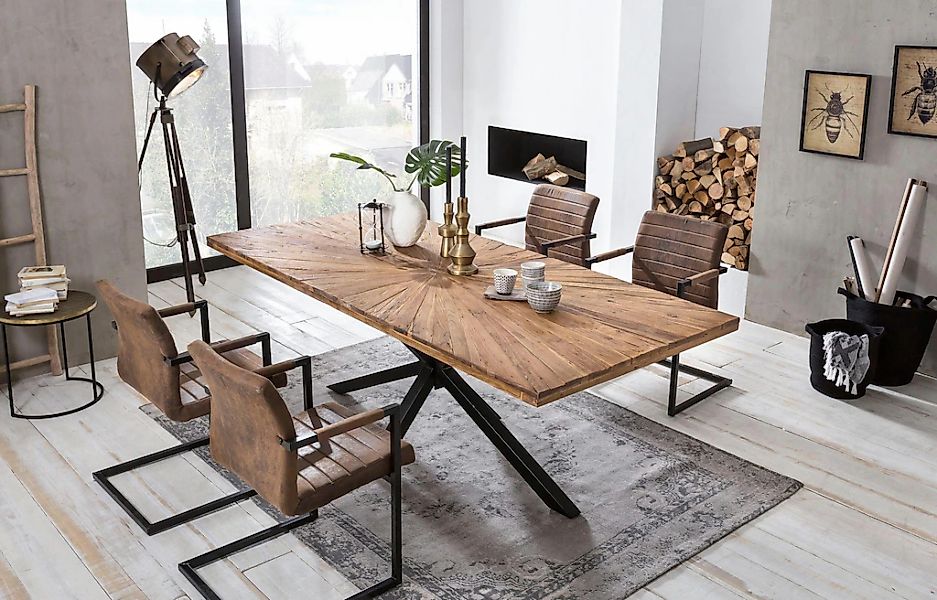SIT Esstisch "Tops&Tables", aus recyceltem Altholz Teak günstig online kaufen