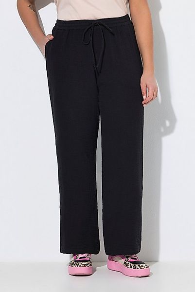 Angel of Style Schlupfhose Musselinhose weites gerades Bein Elastikbund günstig online kaufen