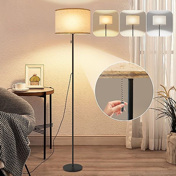 Nettlife LED Stehlampe Wohnzimmer Vintage Dimmbar günstig online kaufen