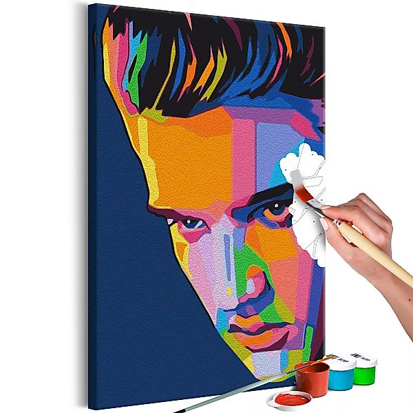 Malen nach Zahlen - Colourful Elvis günstig online kaufen