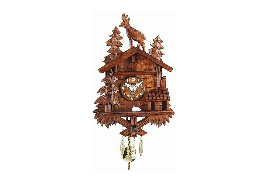 Selva Technik Wanduhr Kuckucksuhr Linachtal mit 12 Melodien und Kuckucksruf günstig online kaufen