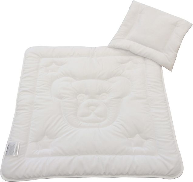 Dreams Steppbett + Kopfkissen Teddybär, Füllung: günstig online kaufen