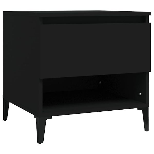 vidaXL Beistelltisch Beistelltisch Schwarz 50x46x50 cm günstig online kaufen