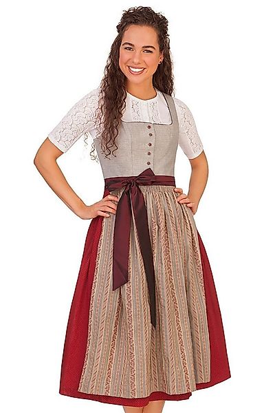 Hammerschmid Dirndl Midi Dirndl 2tlg. - CHIEMSEE - rot günstig online kaufen