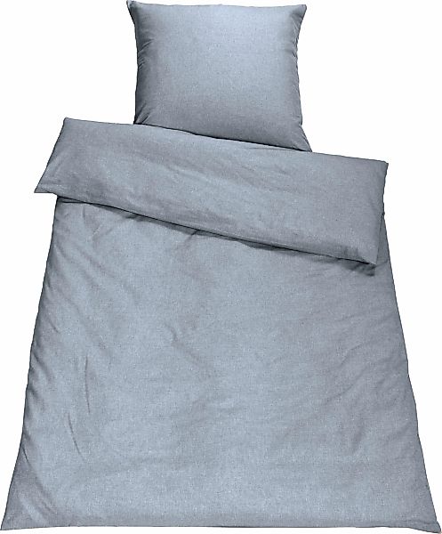 SETEX Bettwäsche "Chambray" 2 Stk. in diversen Uni-Tönen günstig online kaufen