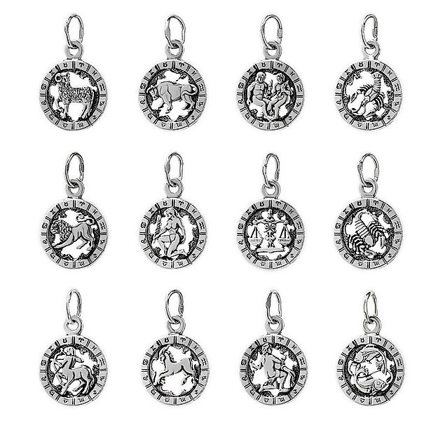 NKlaus Sternzeichenanhänger 925 Sterlingsilber Kettenanhänger Horoskop Ster günstig online kaufen