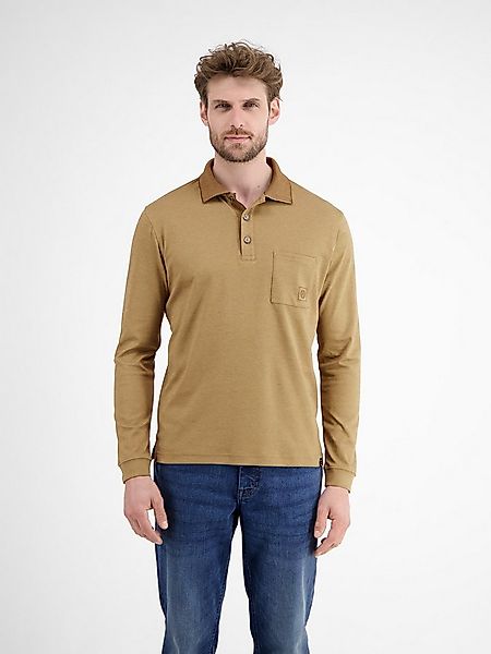 LERROS Langarm-Poloshirt Langarmpolo für Herren in Strukturoptik günstig online kaufen