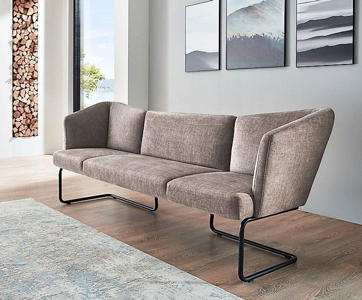 K+W Komfort & Wohnen Polsterbank "Mikkado Tube" in abgerundeter Form, Rundr günstig online kaufen