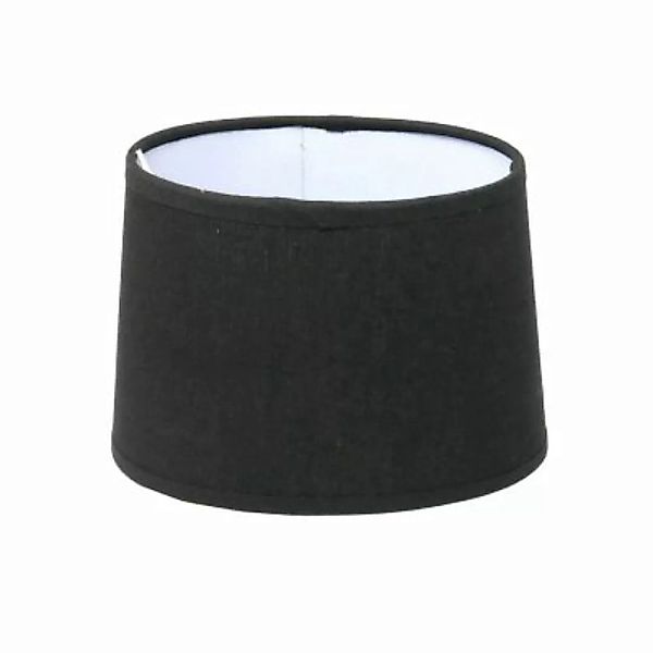 B & S Lampenschirm kleinStoff E14 / E27 Fassung schwarz oval H 15 cm günstig online kaufen