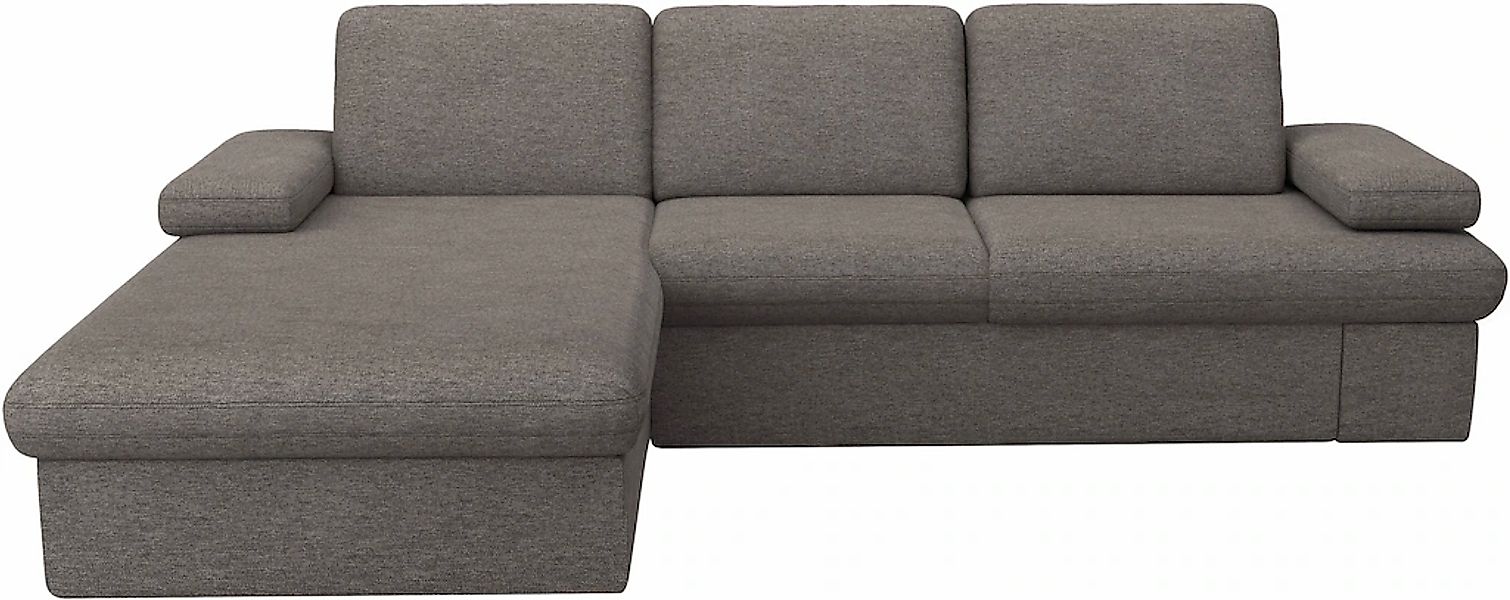sit&more Ecksofa "Moreno L-Form, B: 247 cm" mit Armteilverstellung, optiona günstig online kaufen