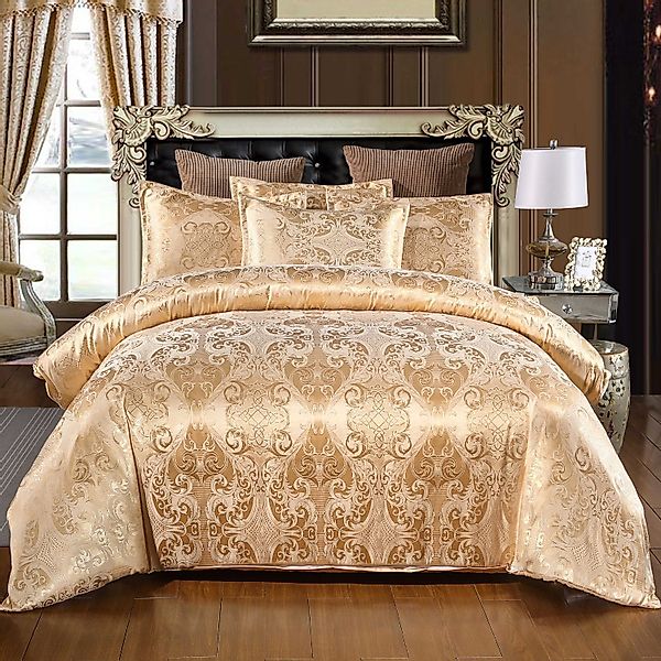 BYSURE Bettwäsche, Polyester, 3 teilig, Satin-Bettbezug, günstig online kaufen