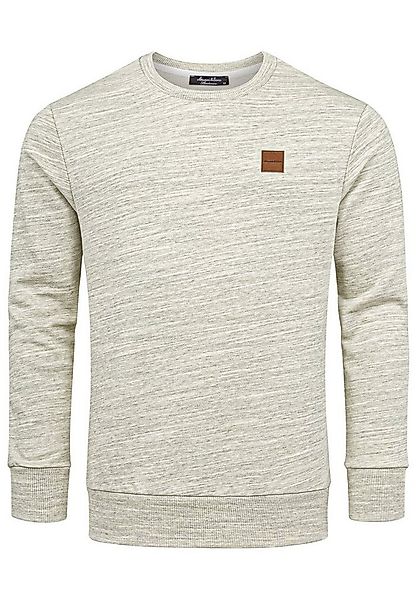 Amaci&Sons Sweatshirt DURHAM Sweatshirt mit Rundhalsausschnitt Herren Basic günstig online kaufen