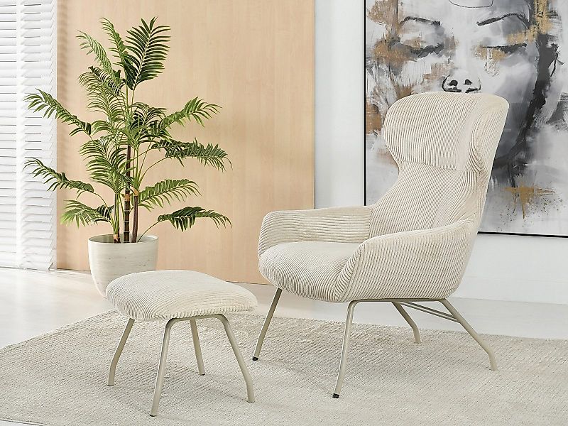 Compleo Relaxsessel Sessel mit Fußhocker CAMAS günstig online kaufen