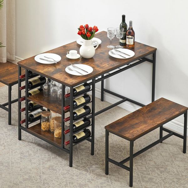 GarveeMore Essgruppe Esstisch-Set für 4 Personen, günstig online kaufen