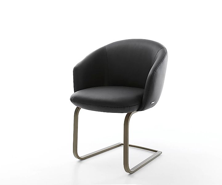 DELIFE Polsterstuhl Caja-Flex, mit Armlehnen Freischwinger günstig online kaufen