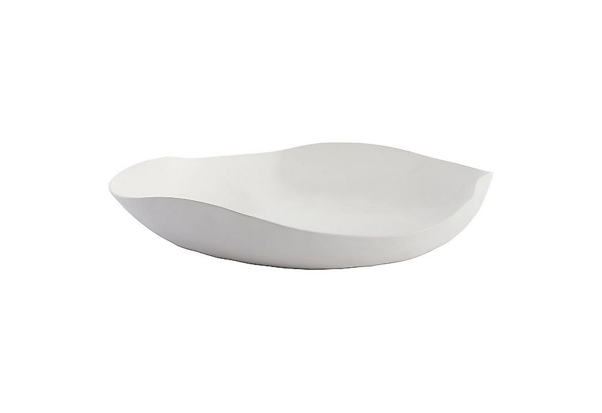 Light & Living Dekoschale ANZIO, Creme, Metall, B 33 x H 6,5 x T 32 cm, (1 günstig online kaufen