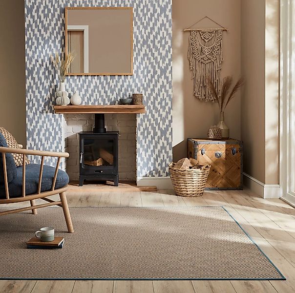 FLAIR RUGS Teppich "Jute Diamond, handgewebt, Handweb Teppiche" rechteckig günstig online kaufen