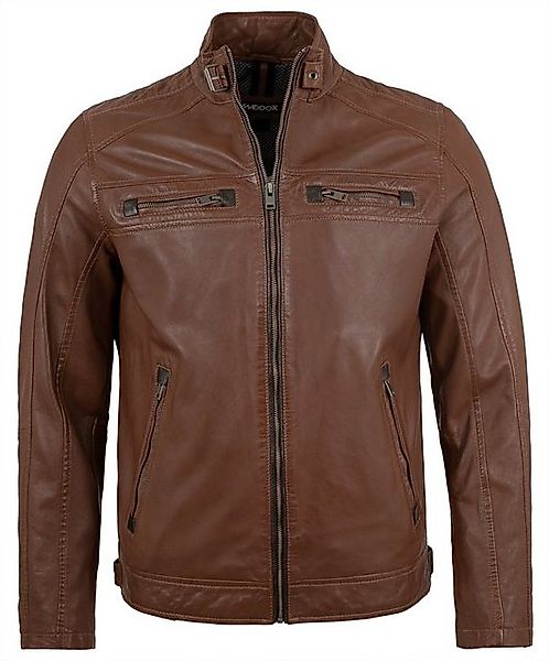 Maddox Lederjacke Nathan MADDOX - Herren Lederjacke Lammnappa mittelbraun günstig online kaufen