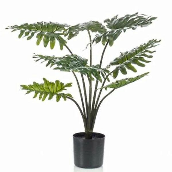 Emerald Künstliche Pflanze Philodendron mit Topf 60 cm grün günstig online kaufen