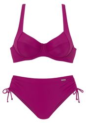 LASCANA Bügel-Bikini mit seitlich geraffter Bikinihose günstig online kaufen