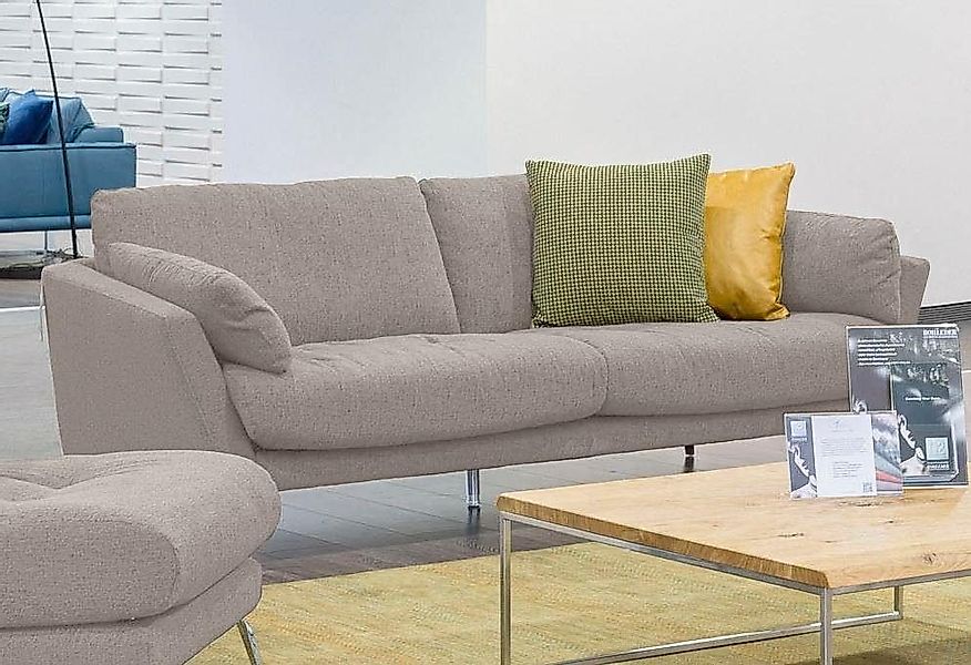 W.SCHILLIG 2,5-Sitzer "softy", mit dekorativer Heftung im Sitz, Füße Chrom günstig online kaufen