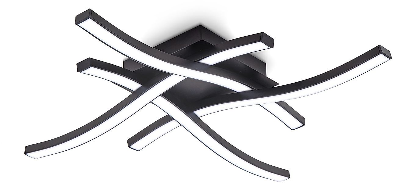 B.K.Licht Deckenleuchte moderne LED Deckenlampe 42,5x42,5cm günstig online kaufen