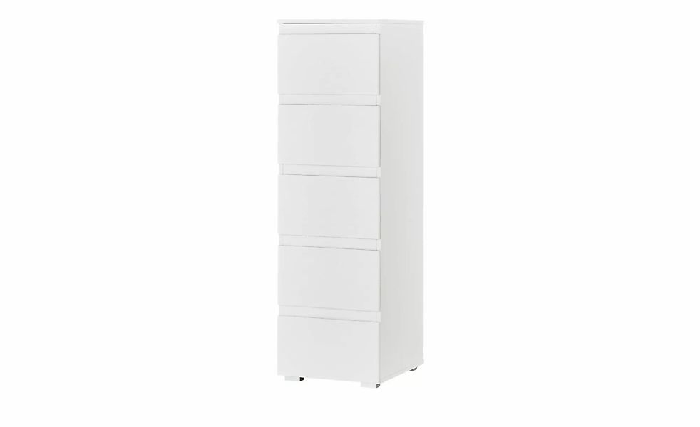smart Hochkommode  BEN ¦ weiß ¦ Maße (cm): B: 40 H: 131 T: 45.0 Kommoden & günstig online kaufen