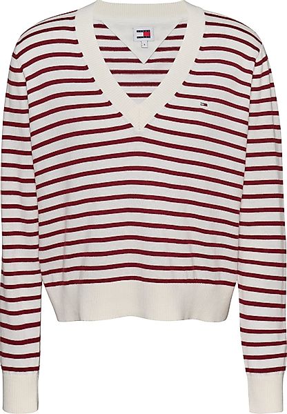 Tommy Jeans Strickpullover TJW ESSENTIAL VNECK günstig online kaufen
