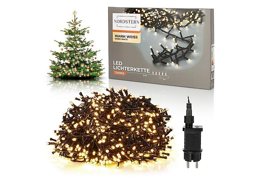Nordstern LED-Lichterkette WarmWeiß von 24 bis 1.200 LED Weihnachtsdeko für günstig online kaufen