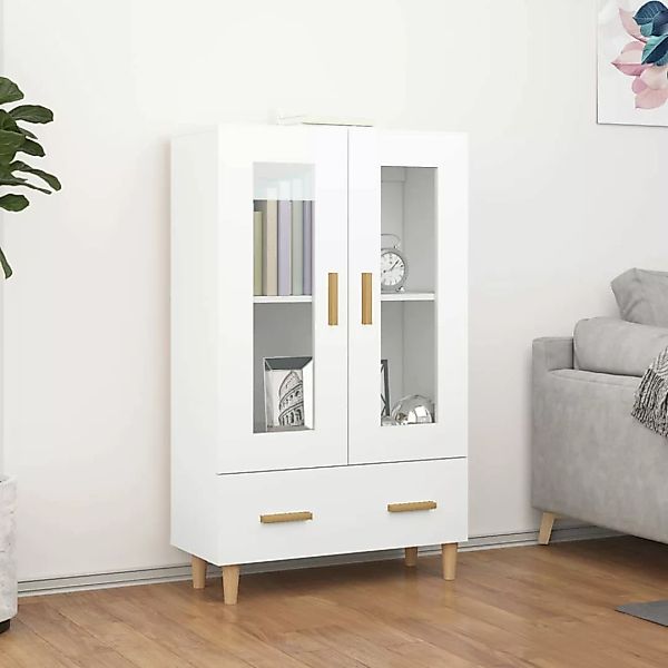 Vidaxl Highboard Weiß 70x31x115 Cm Holzwerkstoff günstig online kaufen